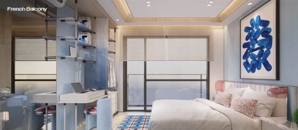 Park Serpong Gold Beverly Livin T3R - French Balcony