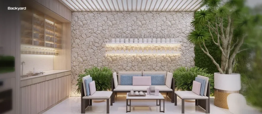 Park Serpong Gold Tops Beverly Livin - Backyard