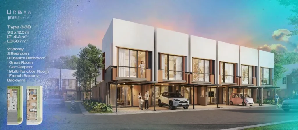 Rumah Park Serpong Urban Beverly Livin