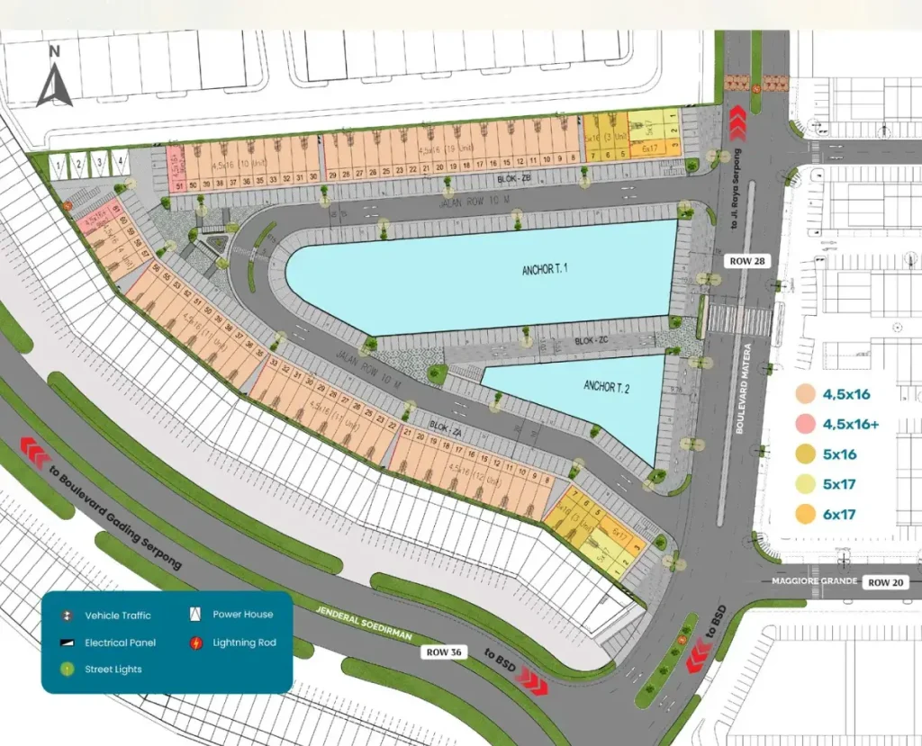 Siteplan Maggiore Signature West Paramount Land