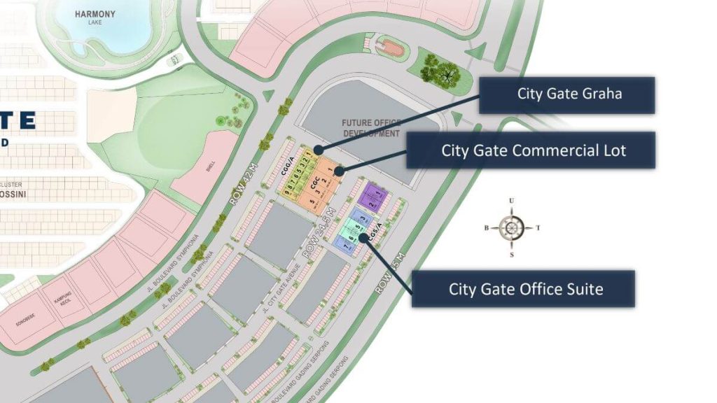 City Gate at Serpong CBD Building Siteplan