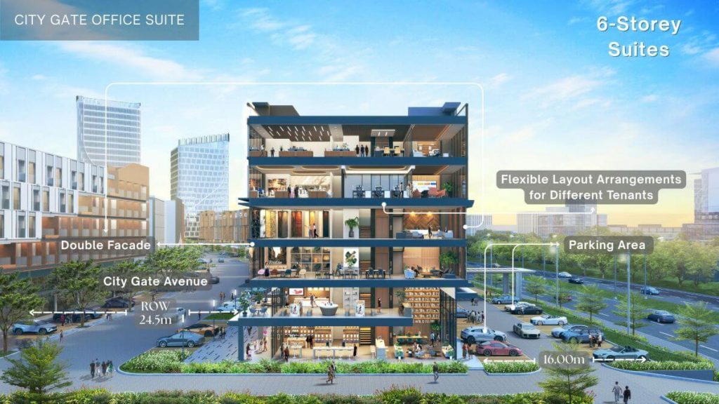 City Gate Office Suite Serpong 6 Storey
