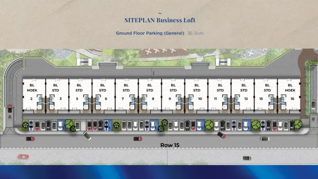 Gading Business Park - Business Loft Siteplan
