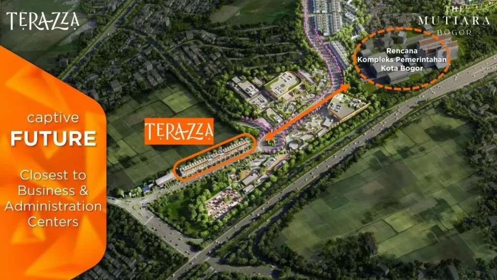 Lokasi Ruko Terazza Mutiara Bogor