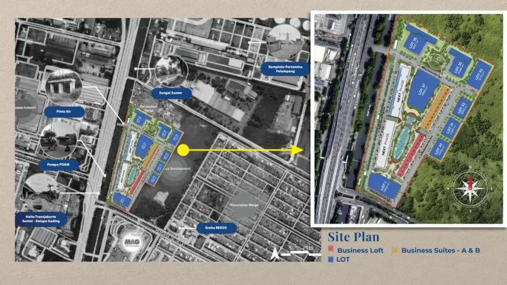 Lokasi Siteplan Gading Business Park Jakarta