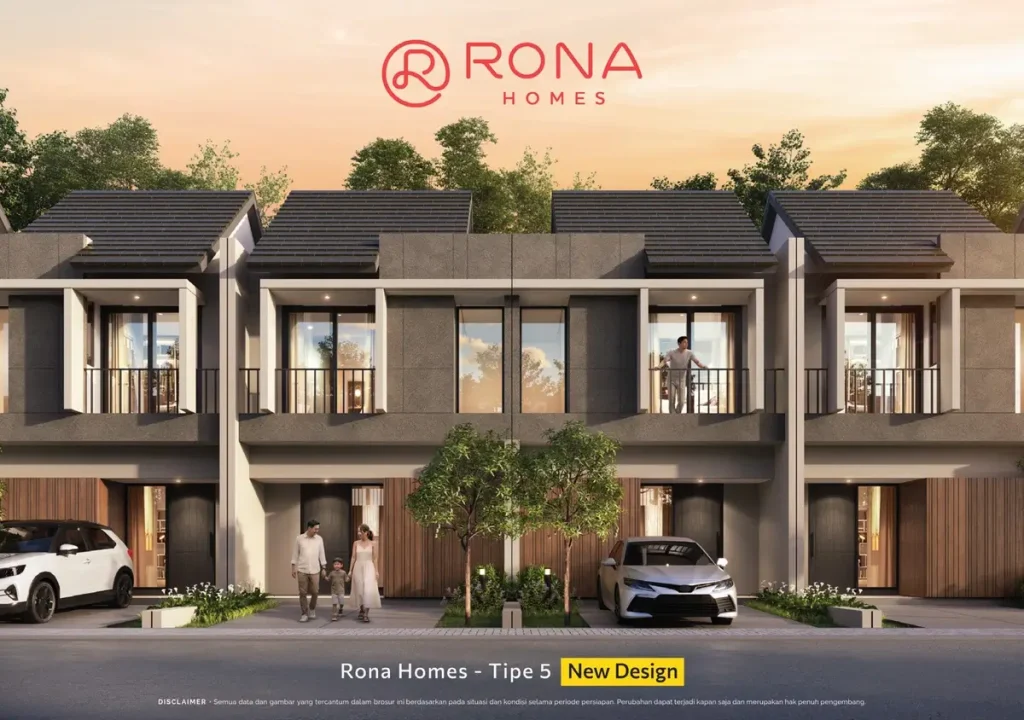 Rumah Rona Homes Summarecon Tangerang Tipe 5 Desain Baru