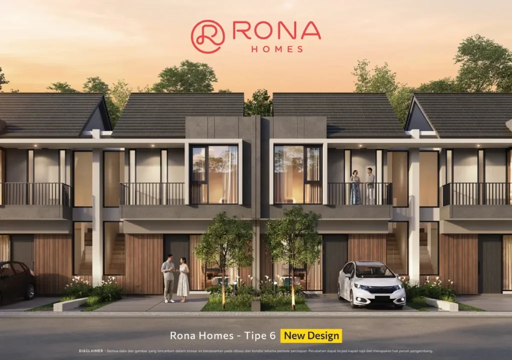 Rumah Rona Homes Summarecon Tangerang Tipe 6 Desain Baru