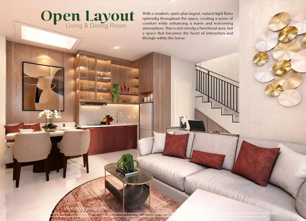 Interior Rumah Anza Homes Malibu Paramount Serpong