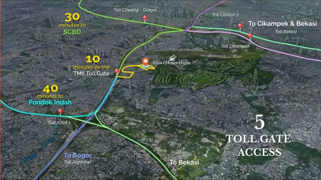 5 Akses Tol Citra Homes Halim
