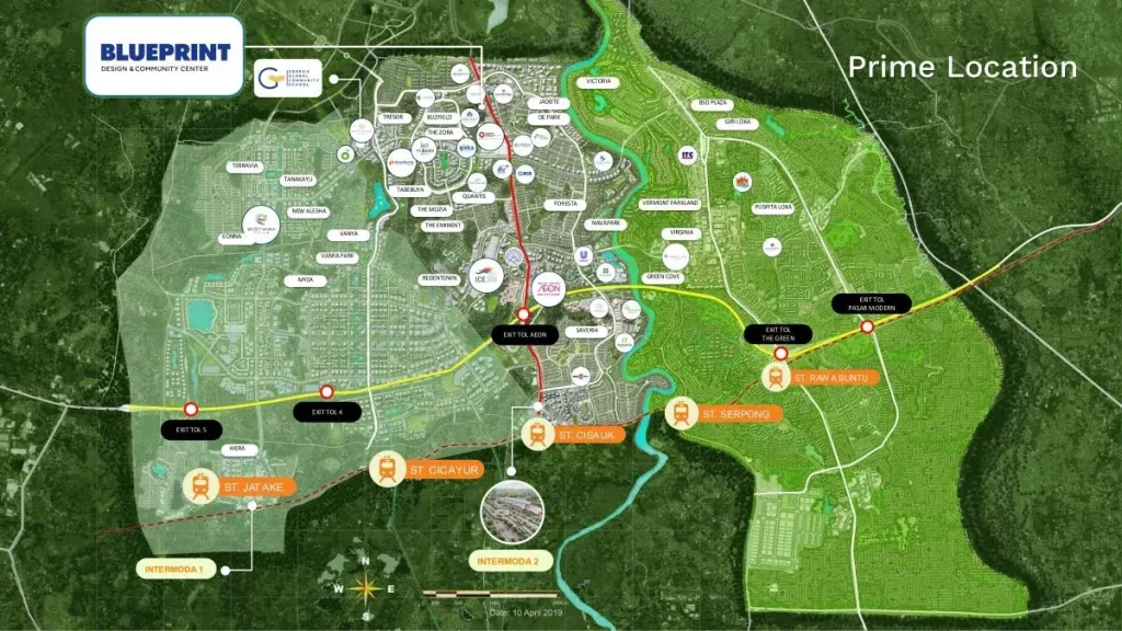 Lokasi Blueprint BSD