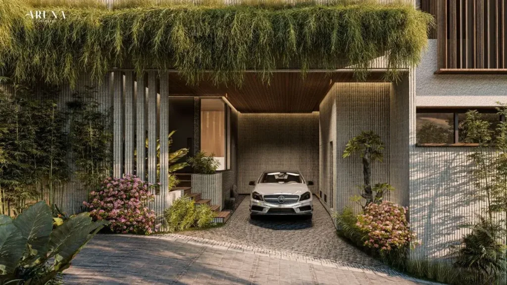 Aruna Ungasan Villa Bali Tipe A - Carport