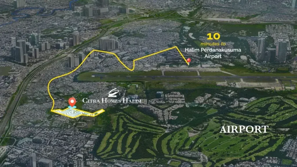 Citra Homes Halim 10 menit ke Bandara Halim