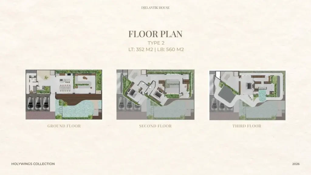 Djelantik House Villa Bali Type 2 Floor Plan