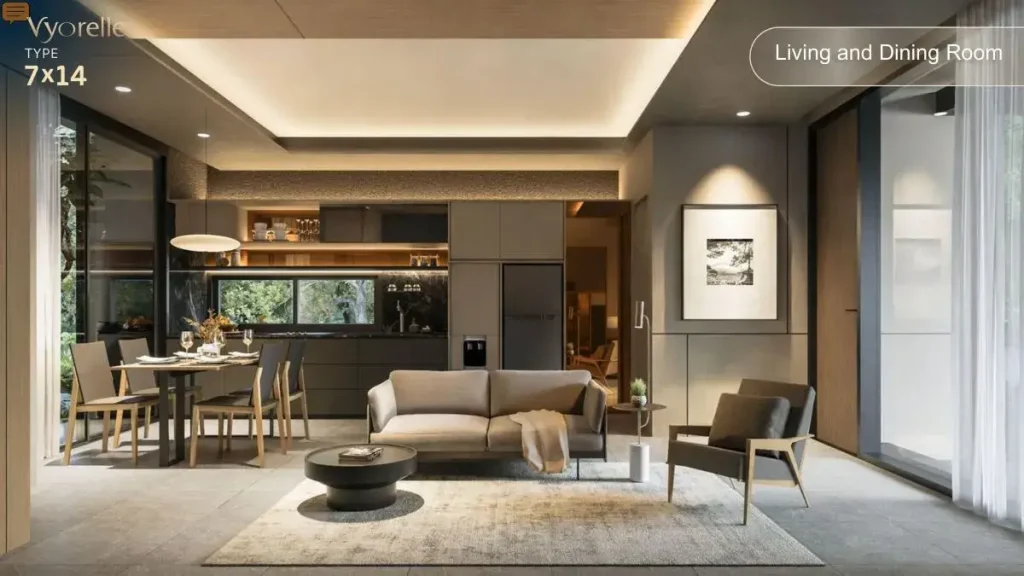 Ruang Keluarga Rumah Vyorelle 7x14