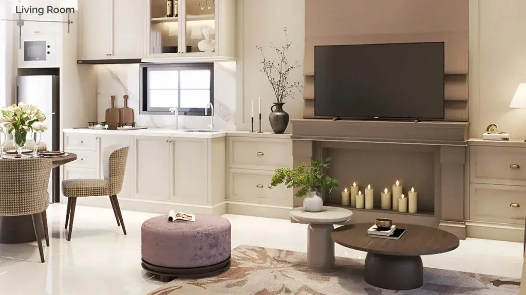 Rumah Villandry Citra Homes Halim Tipe 6 - Living Room