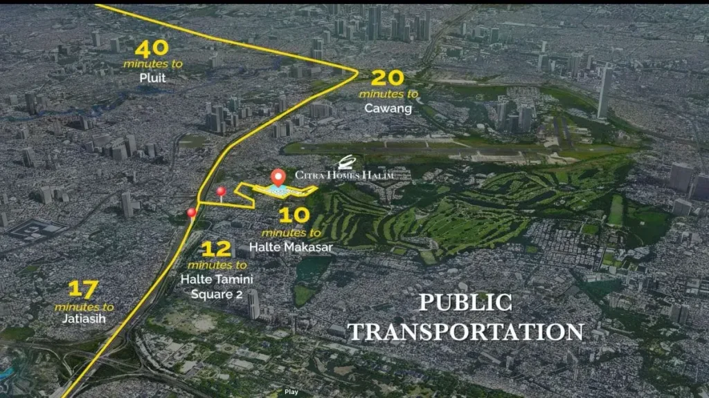 Transportasi Umum sekitar Citra Homes Halim