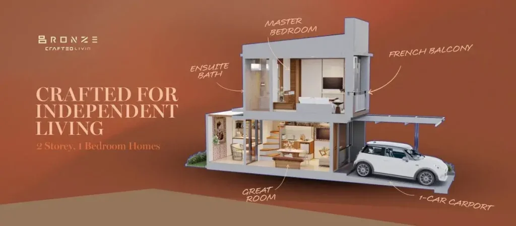 Park Serpong Infinite Collection - Bronze Crafted Livin Floor Plan