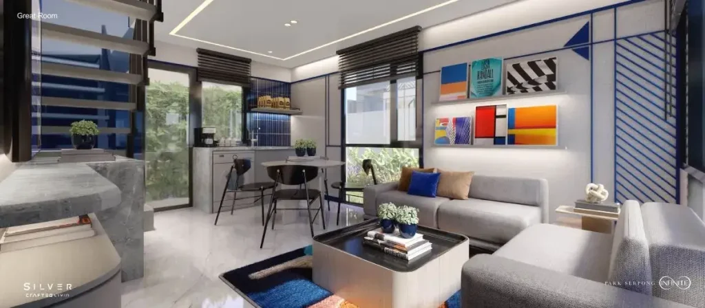 Park Serpong Infinite Collection - Silver Crafted Livin - Ruang Keluarga