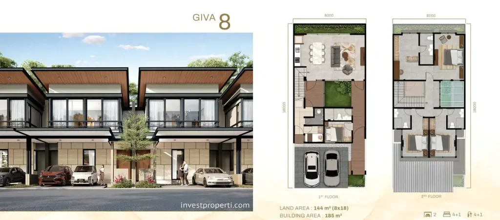 Rumah Giva at Kaia Grand Wisata TIpe 8
