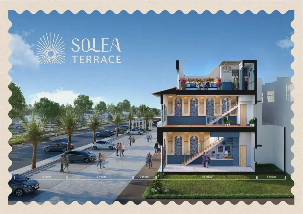 Rumah Solea Terrace Citra Garden City Floor Plan