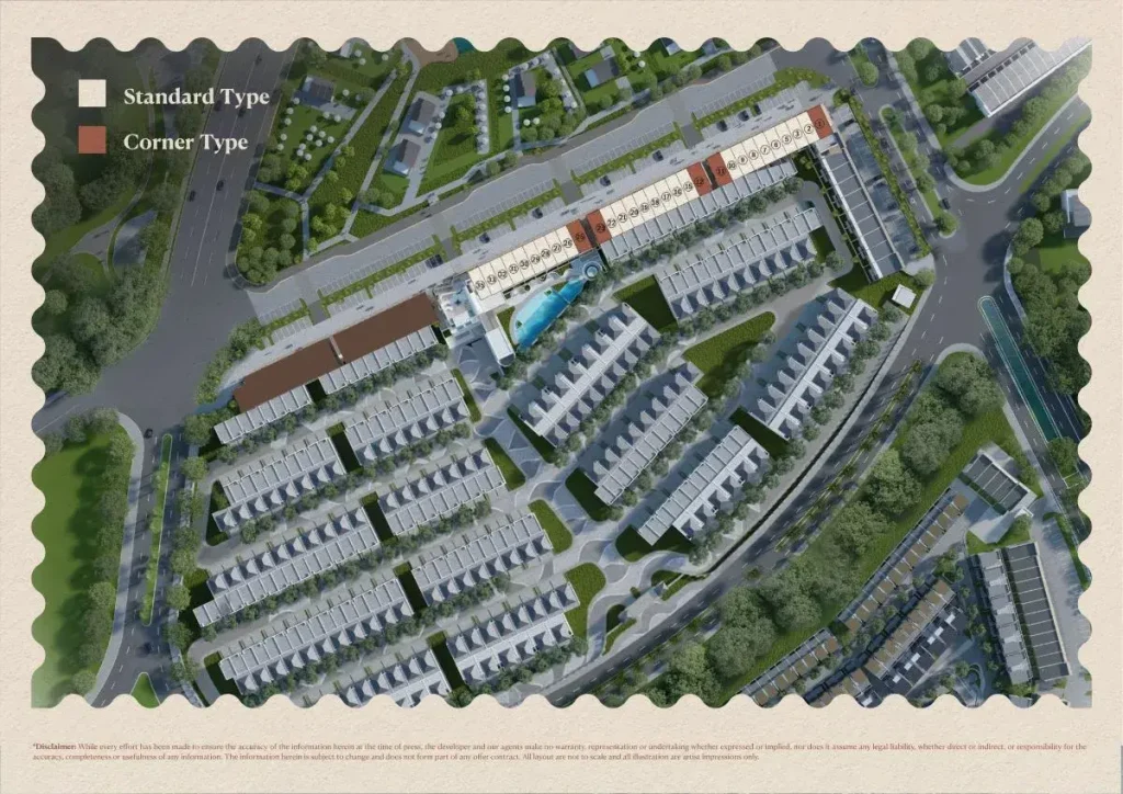 Siteplan Solea Terrace Citra Garden City