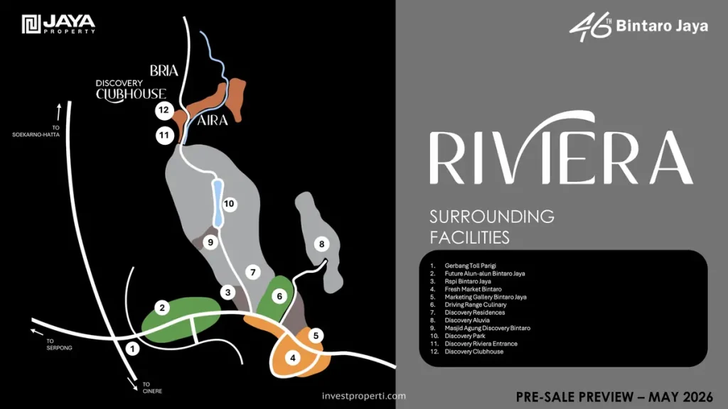 Lokasi Bria Discovery Riviera Bintaro