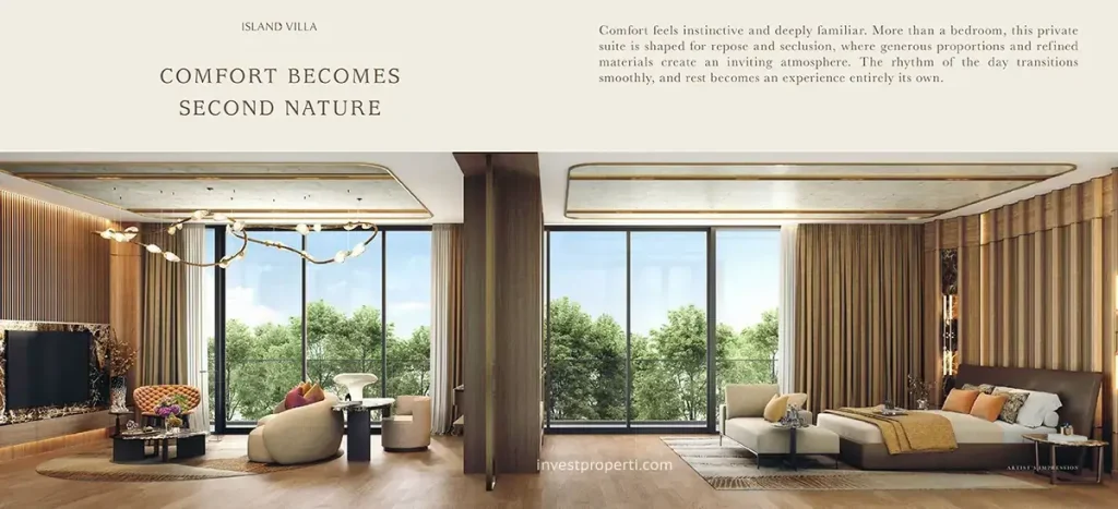 Desain Interior Island Villa at NavaPark BSD Tipe Signature Master Bedroom