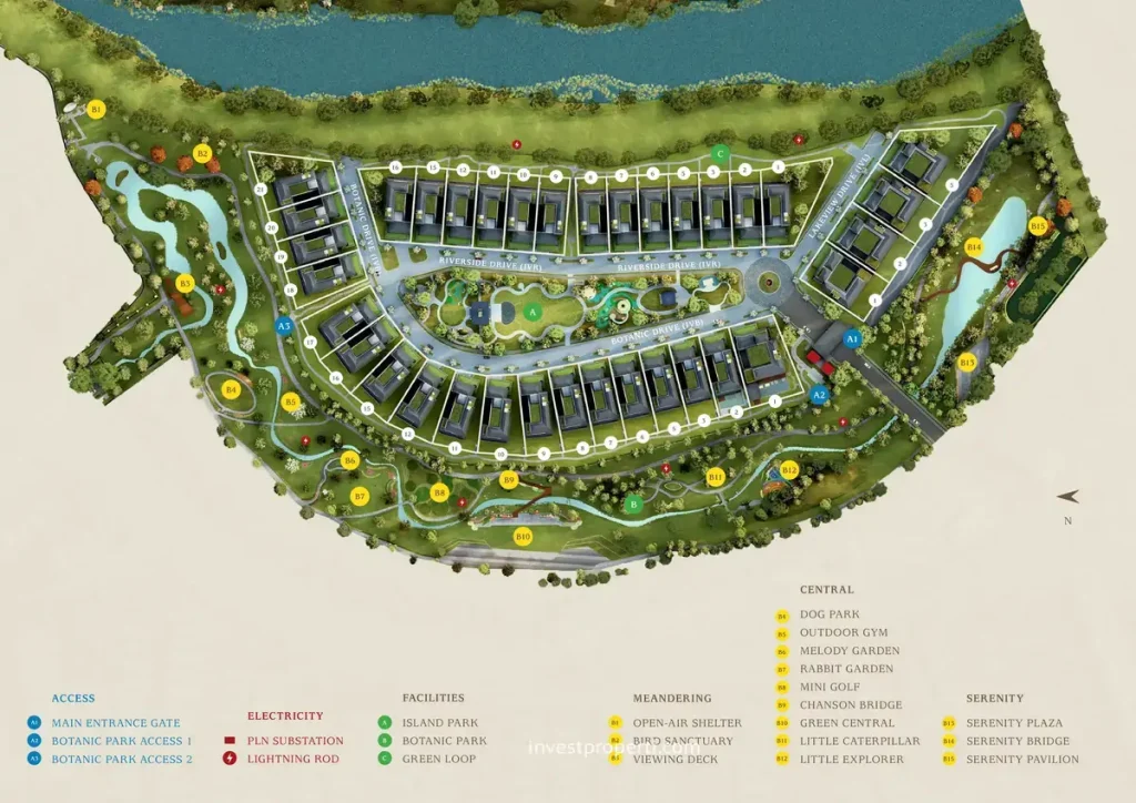 Island Villa at NavaPark BSD Master Plan