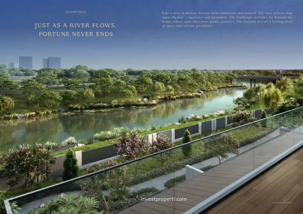 Island Villa at NavaPark BSD River