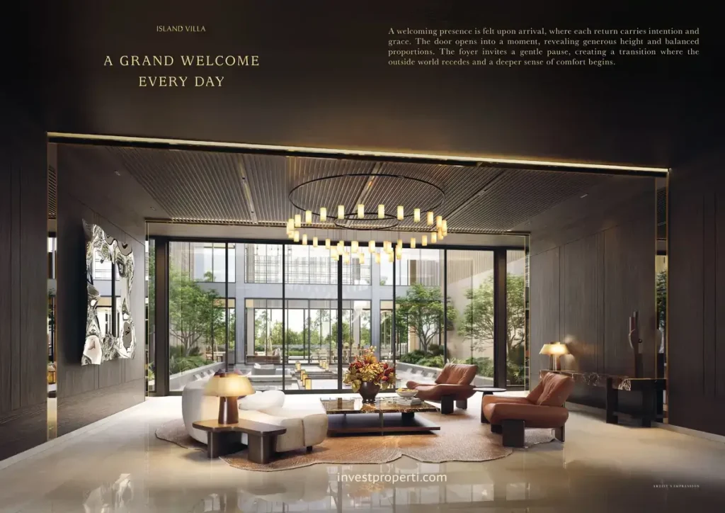 Island Villa at NavaPark BSD Tipe Signature Entrance