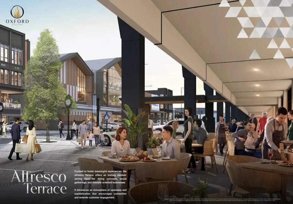 Oxfort Square Paramount Serpong Alfresco Terrance