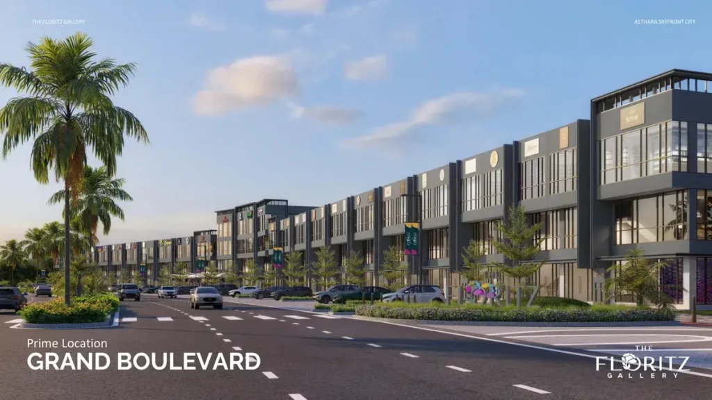Boulevard Ruko The Floritz Gallery Asthara Skyfront City