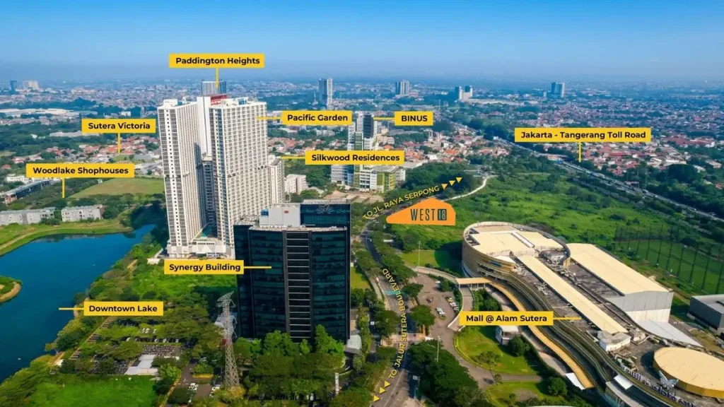 Sekitar West 18 Shophouses Alam Sutera