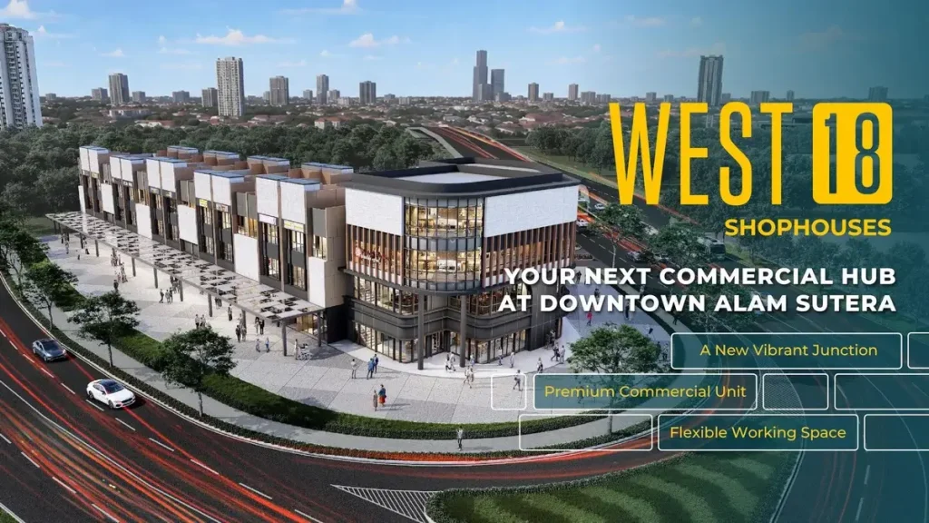 West 18 Shophouses Alam Sutera