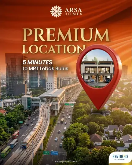 Arsa Homes 5 Menit Ke Lebak Bulus