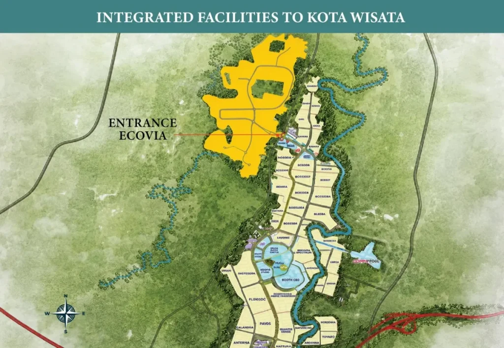 Ecovia Kota Wisata Mater Plan