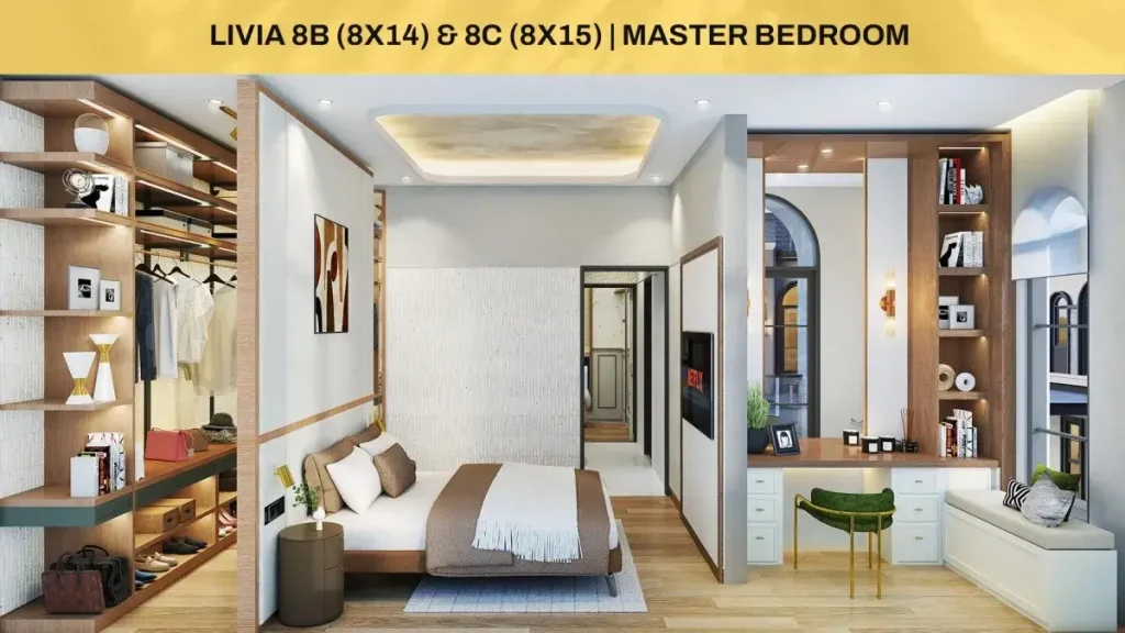 Livia at Ladoria Tipe 8B&C - Master Bedroom