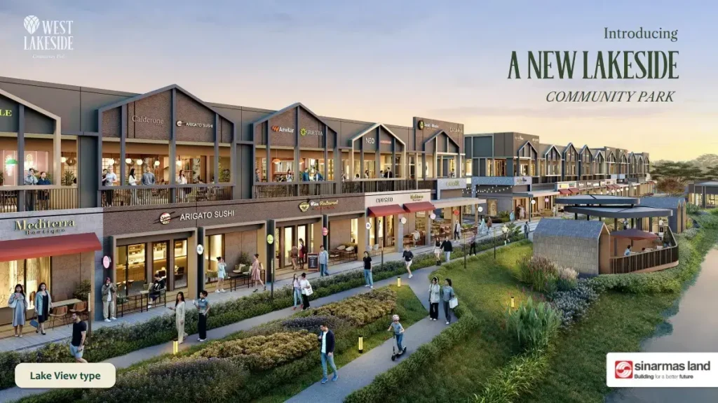 Ruko West Lakeside BSD Lake View Type