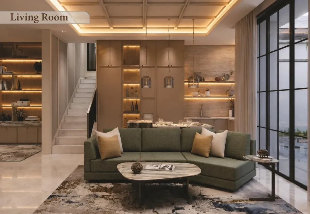 Denah Rumah Leyora Tipe 9 - Living Bedroom