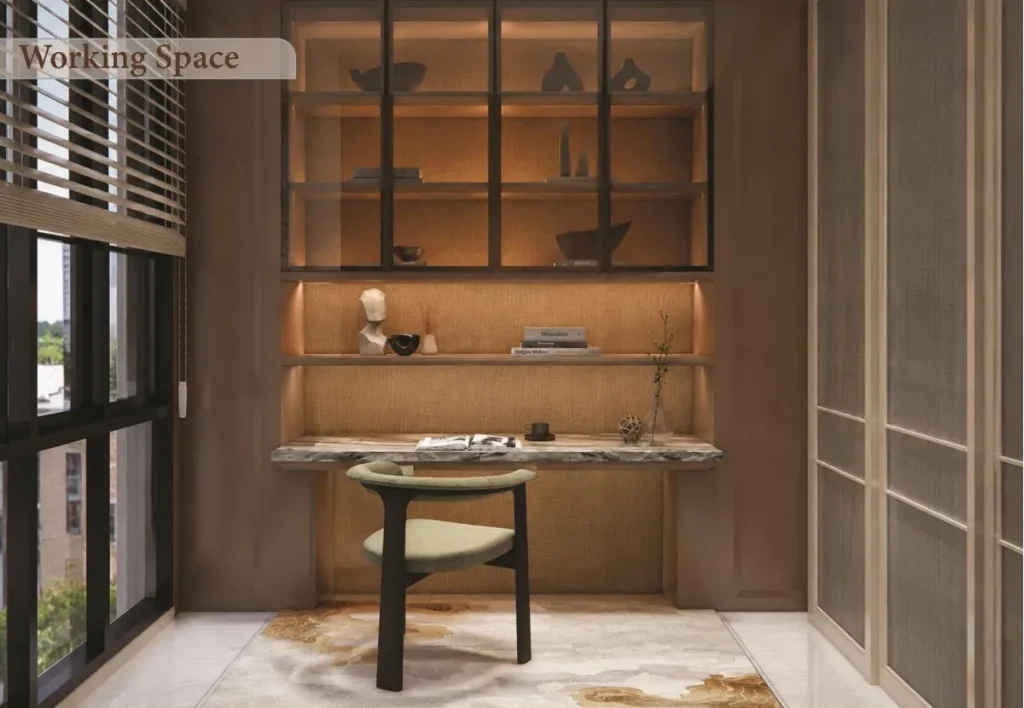 Denah Rumah Leyora Tipe 9 - Working Space