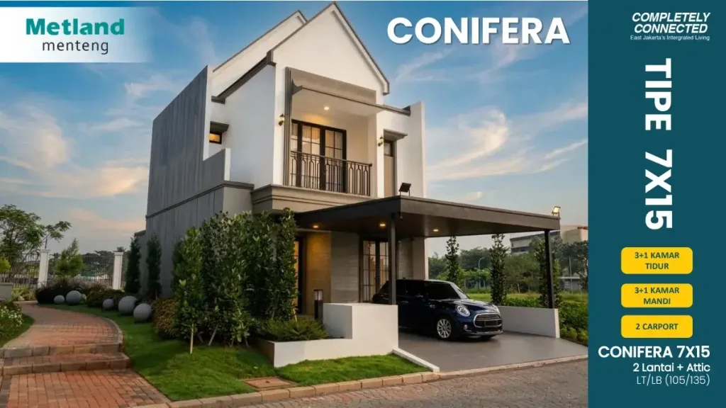 Conifera Metland Menteng Tipe7x15
