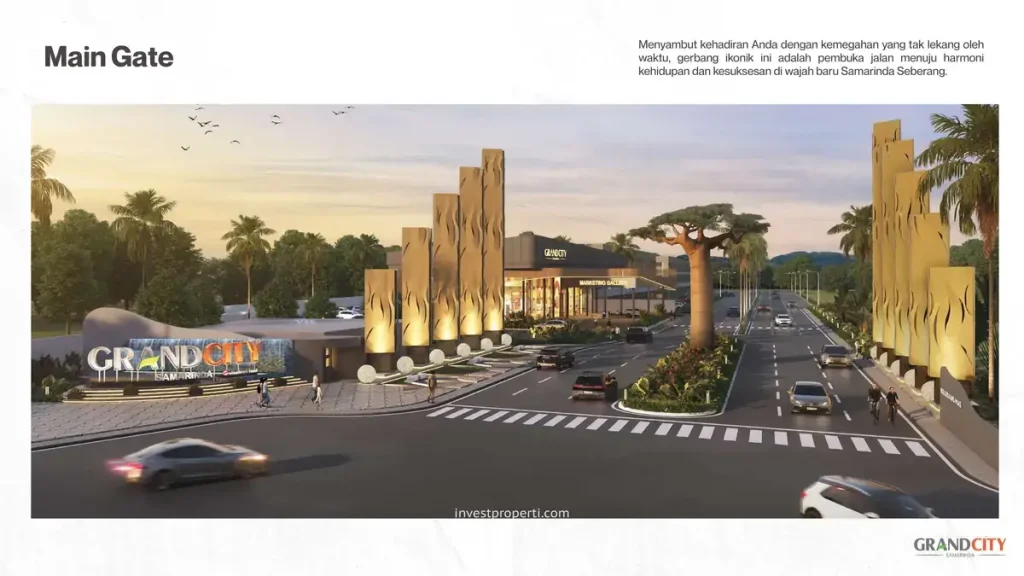Gerbang Utama Grand City Samarinda