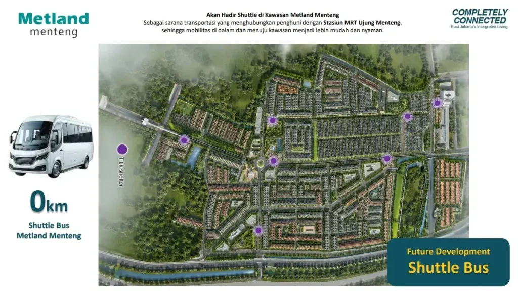 Metland Menteng Shuttle Bus