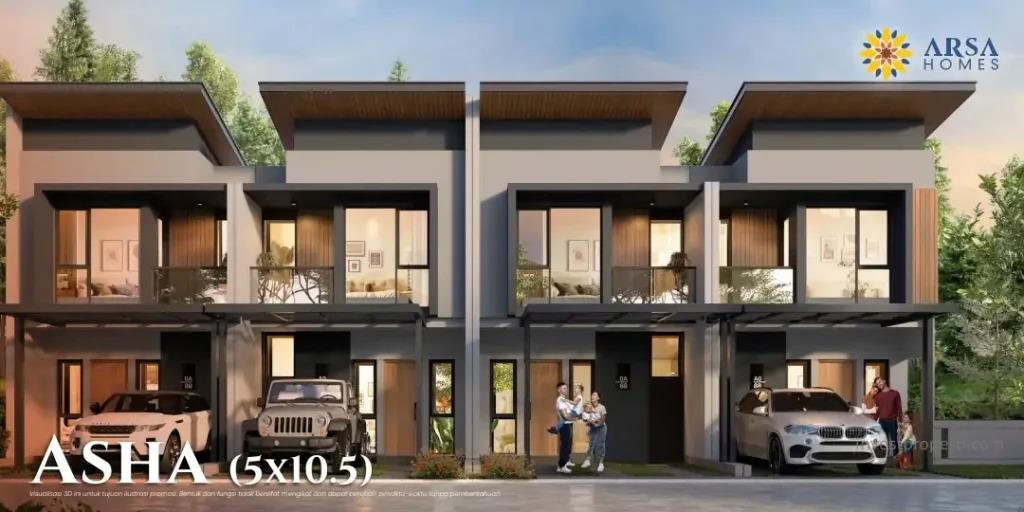 Rumah Arsa Homes tipe 5x10.5