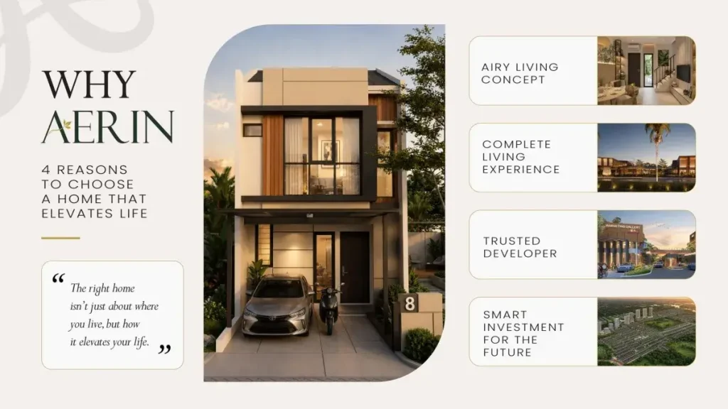 Alasan Beli Rumah Erin Terranea Homes