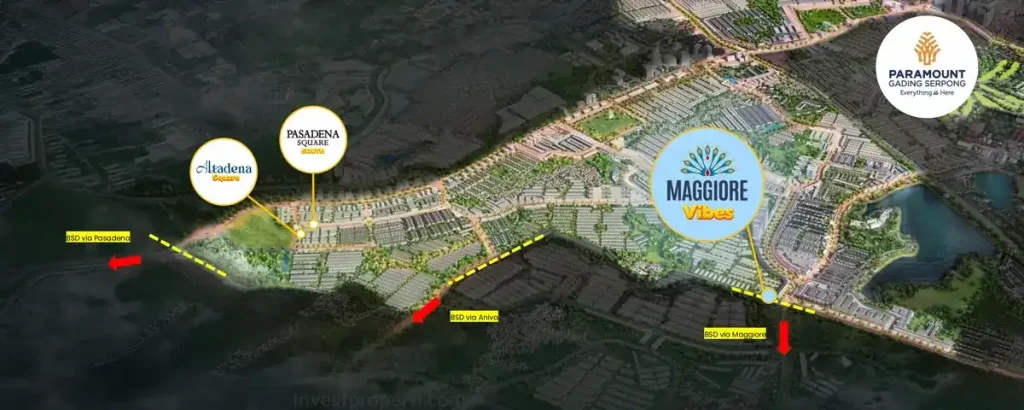 Maggiore Vibes Paramount Serpong Location