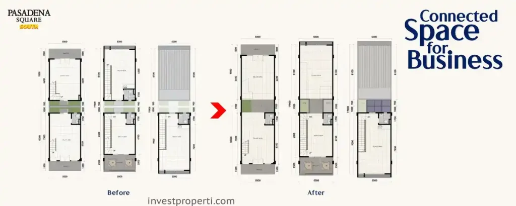 Pasadena Square Souht Paramount Serpong Floor Plan