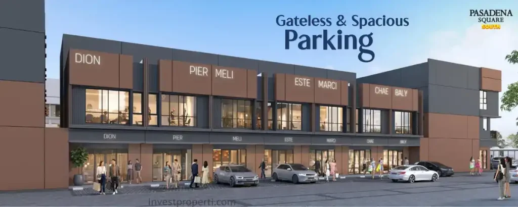Pasadena Square Souht Paramount Serpong Parking