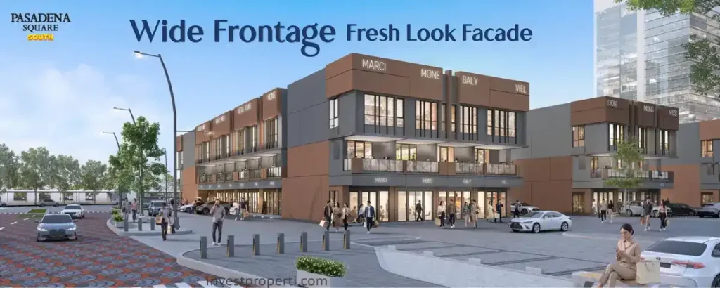 Pasadena Square Souht Paramount Serpong Wide Facade