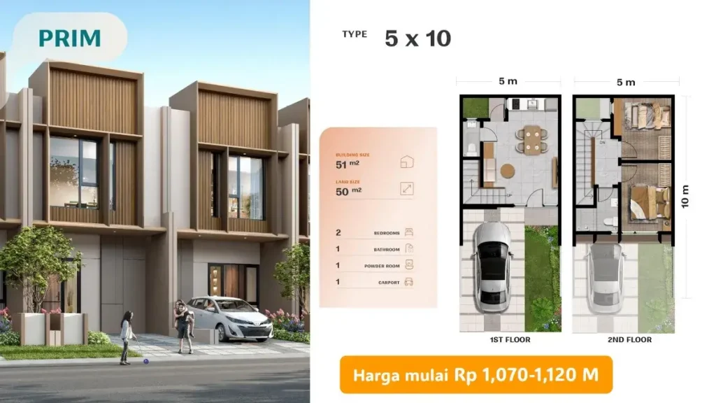 Rumah Ryil Sutera Rasuna Tipe Prim